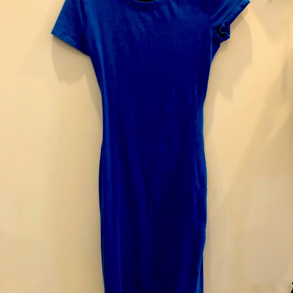 Bodycon cutout knee length dress
